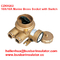 10A/16A marine brass socket with switch CZKH109 IP56 adopted standard DIN89263